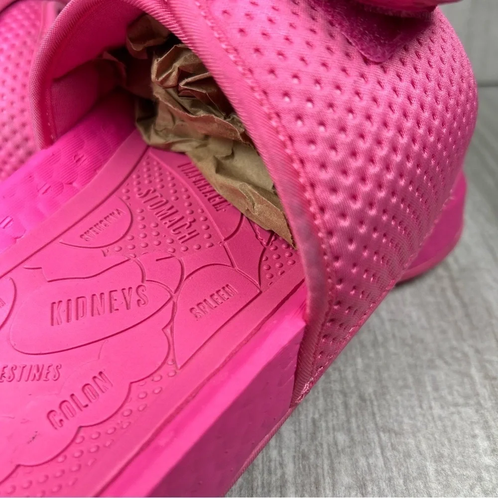 Adidas Pharrell Williams Chancletas HU Pink Sandals Shoe FV7289 Men’s Size 12